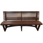 King StarBoard® ST Bench in Mocha Brown