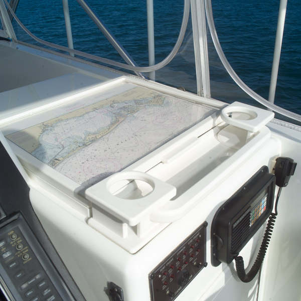 Map and Cup Holder Made with King StarBoard® XL White/White