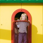 Amusement Park Playhouse Made with King ColorBoard® KPG Yellow and KPG Red