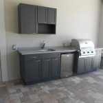 King DuraStyle® Custom Cabinet Door Program - Beaded Style Door and Drawer in Charcoal Gray