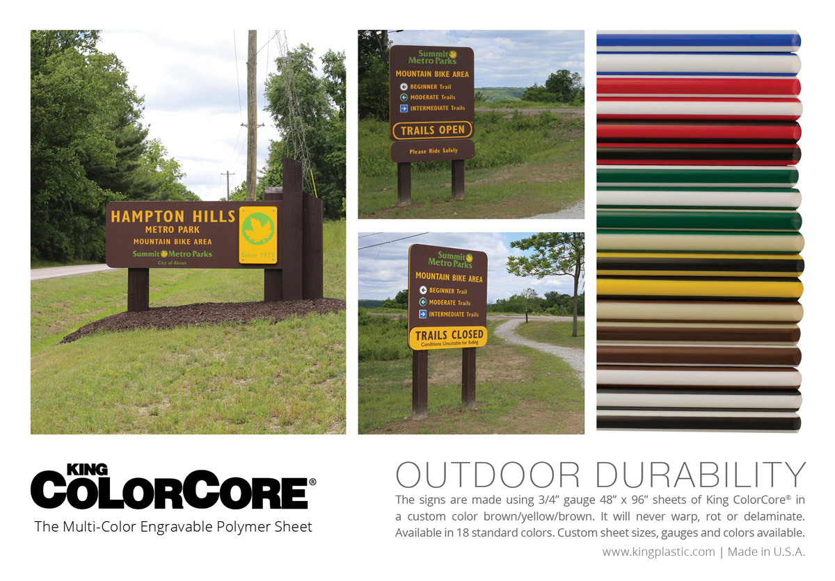 King ColorCore&reg; - As Seen in Signs of the Times - Metro Summit Parks - Click to view larger