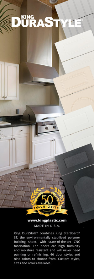 King DuraStyle&reg; Custom Cabinet Door Program as seen in FDMC Magazine