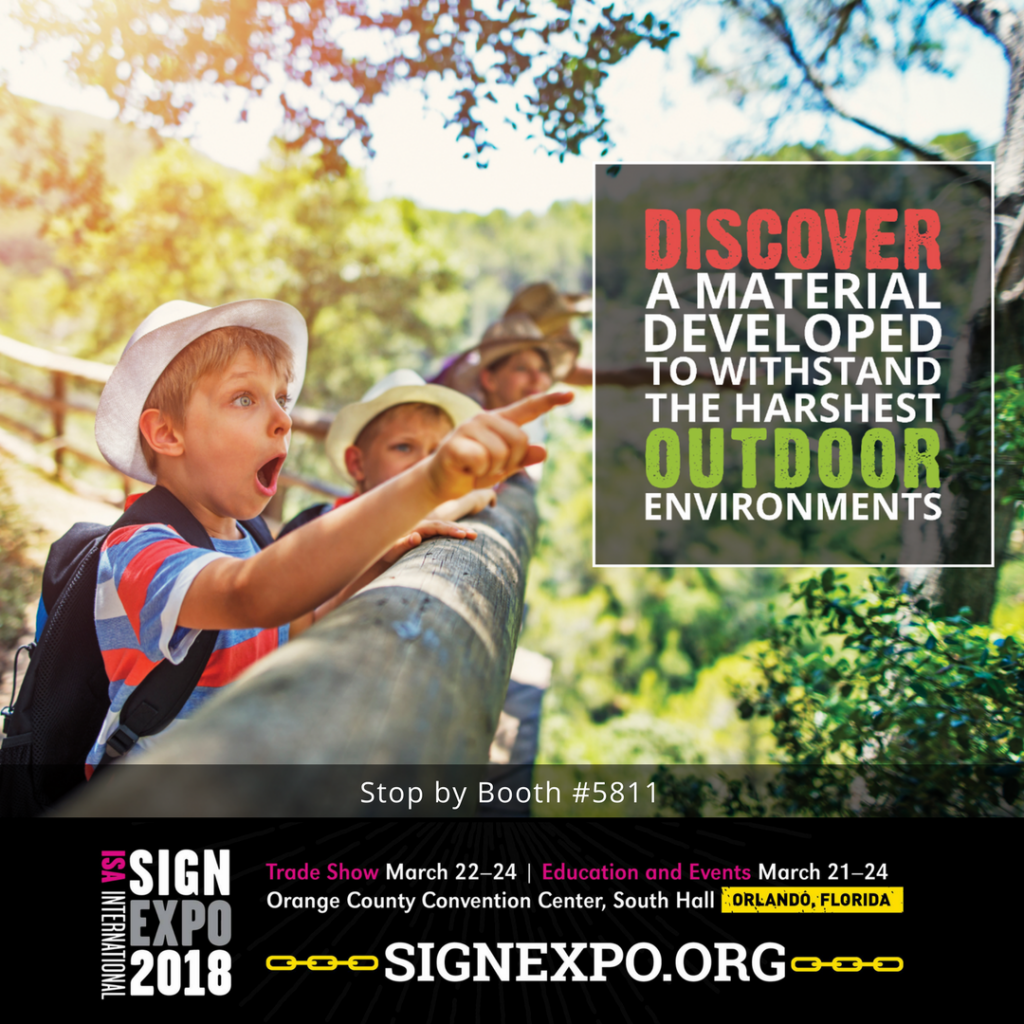 Discover a Material Developed to Withstand the Harshest Outdoor Environments  - Click to View Larger Image - Opens New Window