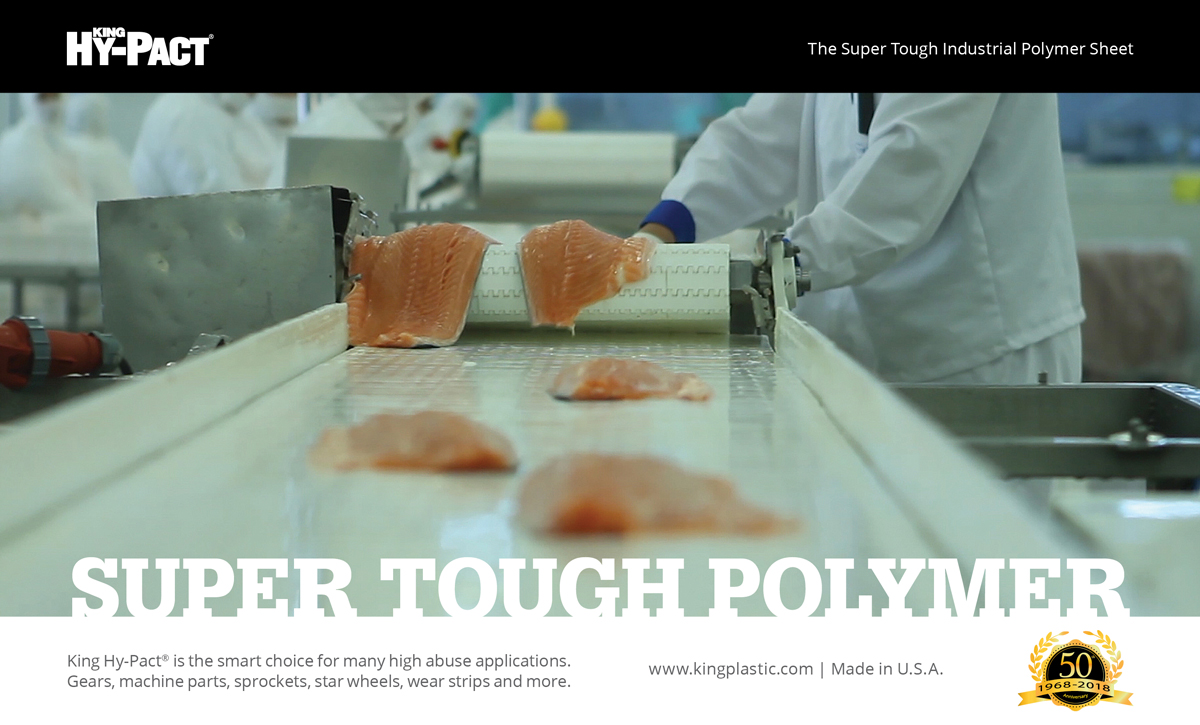 King Hy-Pact® is the Super Tough Industrial Polymer Sheet