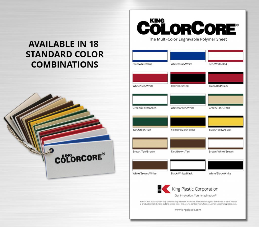 King ColorCore&reg; Chain Set or Color Card Sample