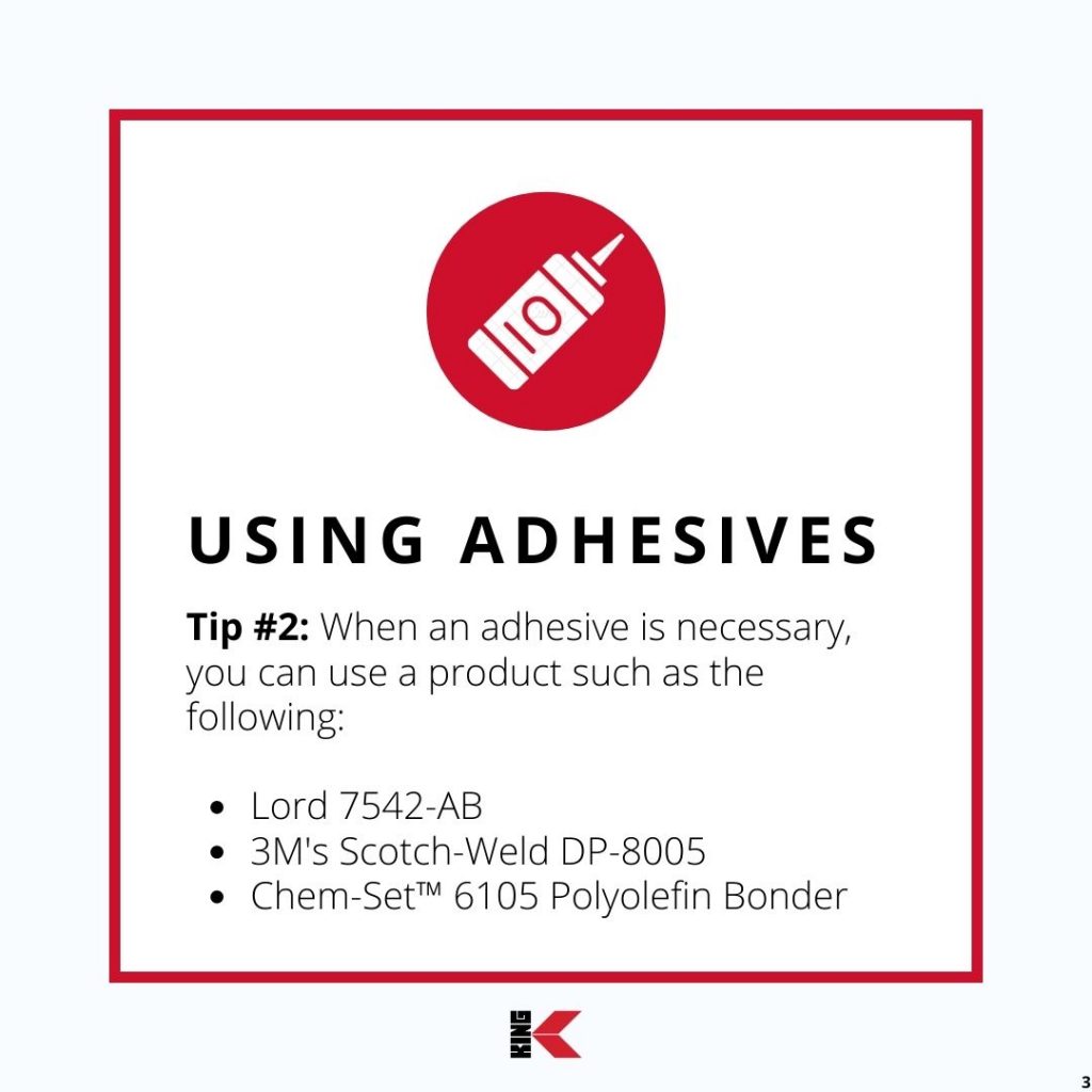 Using Adhesives