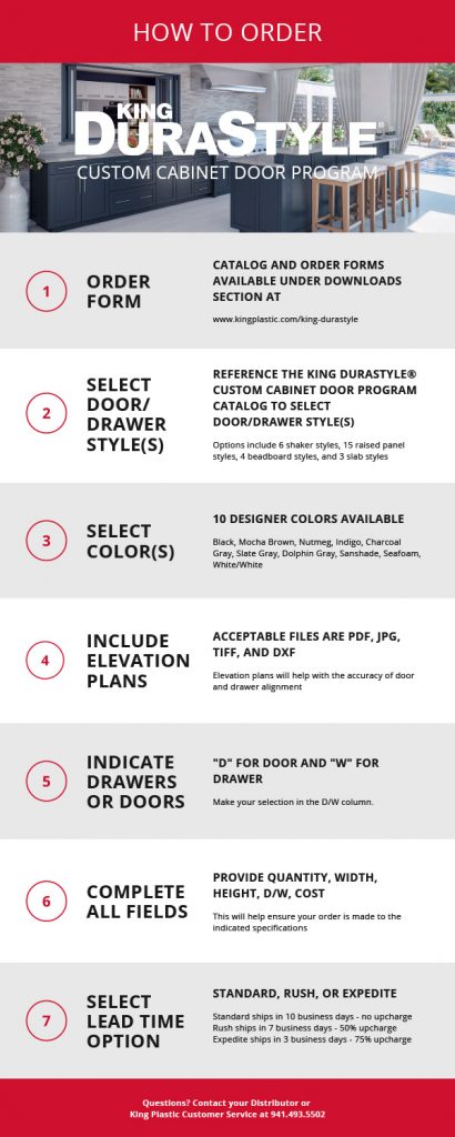 Order King DuraStyle&reg; Custom Cabinet Doors in 7 Easy Steps!