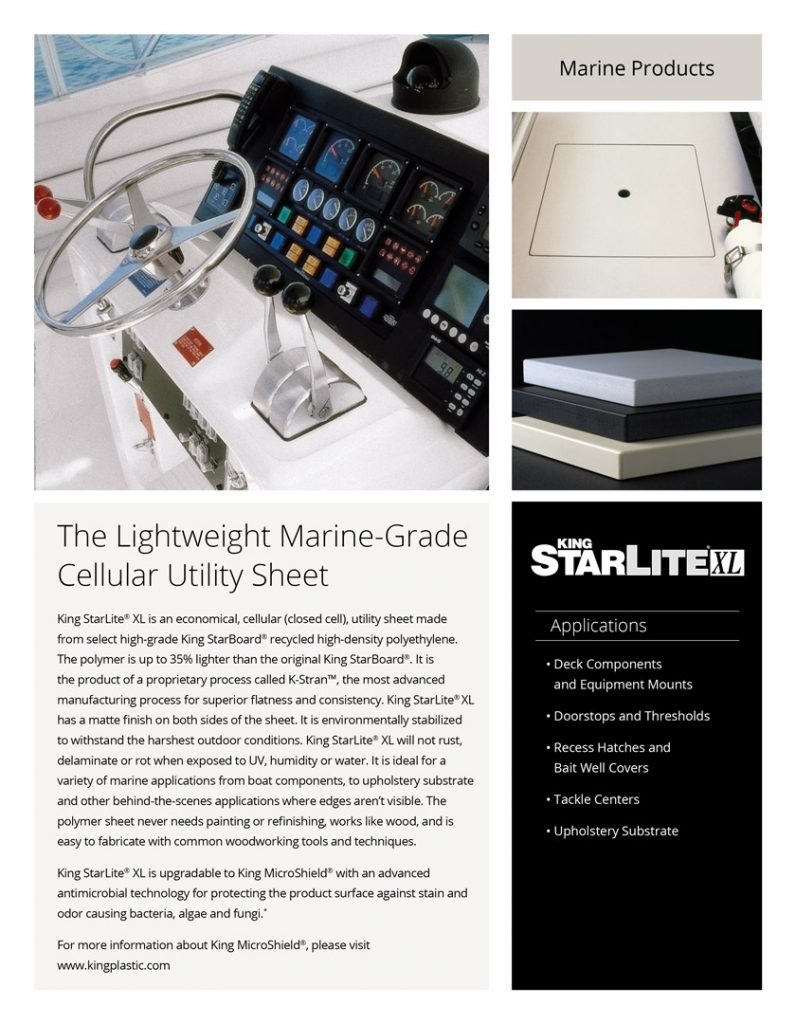 King StarLite&reg; XL Product Literature